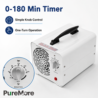 Machine de désodorisation portable industrielle et commerciale pour la maison, la voiture, le sous-sol, l'entrepôt, l'élimination des odeurs de fumée et d'animaux, générateur d'ozone