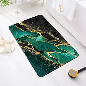 2022 Hot Sell Personalized In Stock Soft Rubber Non Slip Bottom Instant Absorbent Bathroom Mat Washroom Rugs