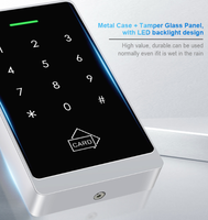 Lecteur de cartes RFID IC NFC étanche IP67 pour extérieur, clavier, 125KHz 13.56Mhz Wiegand, système de contrôle d'accès métallique pour porte, Secukey, garantie 3 ans