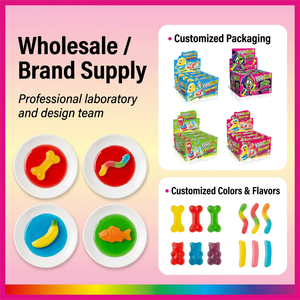 Fabricante Yoloduck, Venta al por Mayor de Caramelos Agridulces de la Serie Dippy Gummy, Caramelos Halal con Diseño de Dibujos Animados para Comida de Ocio - Product Image 5