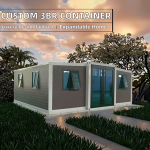 Casa Prefabricada <span class=keywords><strong>de</strong></span> Lujo <span class=keywords><strong>de</strong></span> 2, <span class=keywords><strong>3</strong></span> y 4 <span class=keywords><strong>Dormitorios</strong></span>, 20 y 40 Pies, Impermeable, Ecológica, para Vacaciones, Fácil <span class=keywords><strong>de</strong></span> Instalar, Expandible, en Contenedor, para <span class=keywords><strong>Alquiler</strong></span> - Product Image 1