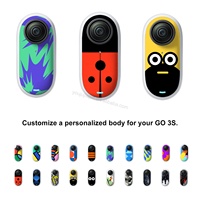 Caméra sportive et d'action Inst360 Go 3S 4K 10m étanche, édition limitée pour les joueurs rétro, avec capteur CMOS et mémoire intégrée de 128 Go
