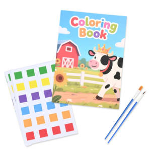 定制设计儿童创意水彩涂色书涂鸦画卡通魔术绘画书定制尺寸纸 - Product Image 1