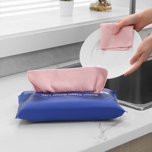 20 Pack <b>Microfiber</b> Cleaning Cloths in Pop-up Dispenser Box Reusable Soft Cleaning Rags Lint Free & Absorbent Dish <b>Towels</b> - Product Image 5