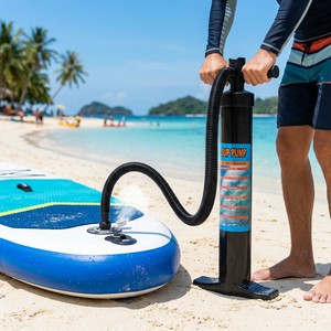 Pompe à main haute pression robuste 25 PSI 2200cc à <span class=keywords><strong>action</strong></span> simple pour SUP, kayak et accessoires marins - Product Image 2