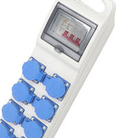 Boîtier de jonction électrique portable personnalisé HY-CUS-B0003 en ABS, boîtier combiné, station d'alimentation temporaire, boîte de prises 12V 12A
