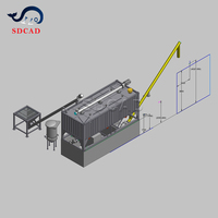Silo Orizzontale di Pesatura ad Alta Precisione da 50T con Dosaggio Automatico e PLC Touch Screen per Cemento