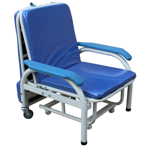 Sofá Cama Plegable Multifuncional de Acero Inoxidable Ajustable para <span class=keywords><strong>Hospital</strong></span> con Capacidad de 150 kg, Marca XSJ - Product Image 1