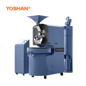 Máy rang cà phê gas 6kg Máy rang hạt ca cao tự động thương mại 5kg 10kg 15kg Máy rang cà phê - Product Image 1