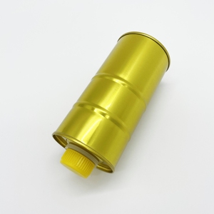 Lata Redonda de Hojalata Dorada de 500 ml para Aceite de Motor, con Tapa de Rosca de Plástico, Más Vendida - Product Image 4