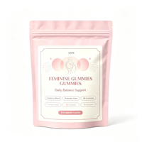 Gummies Équilibre Féminin Canneberge Prébiotique Probiotique Soutien Digestif 30 Unités OEM/ODM Marque Privée Vente en Gros pour Femmes