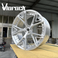 Jantes forgées sur mesure Viorock en 2 pièces, 19, 20, 21, 22 pouces, 5x112, 5x120, 5x114.3, compatibles avec BMW, Mercedes, Audi, VW, Tesla