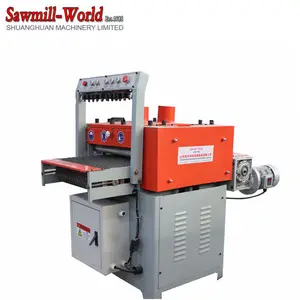 small belt feeding multi-blade rip saw machine with infrared ray