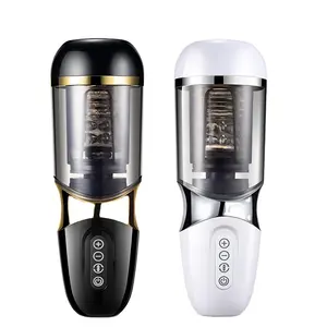 Bán chạy nhất tự động đàn hồi Vibrator dương vật Massage Nam masturbators người lớn quan hệ tình dục đồ chơi cho nam giới