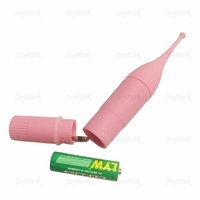 JoyPark Mini Stufenlose Geschwindigkeit Klitoris-Brustwarzen-Stimulator aus Silikon G-Punkt Vibrator IPX5 Wasserdicht Latexfrei für Damen Masturbation