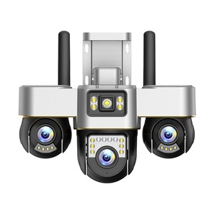 Ngoài trời sân nhà máy Cá Ao an ninh HD màn hình V380 3 len chống trộm POE 4G không dây Wifi 4MP CMOS IP67 mạng Máy ảnh - Product Image 6