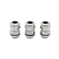 Presse-étoupe en acier inoxydable antidéflagrant et étanche IP68, en laiton nickelé, tailles PG7-PG63/M12-M63, marque ML, origine CN ZHE