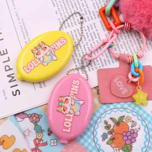 Portachiavi personalizzato in PVC portamonete personalizzato in Pvc morbido portamonete personalizzato piccolo portachiavi trasparente portamonete in Pvc trasparente - Product Image 2