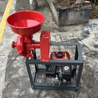 Machine à moudre les céréales sèches et humides certifiée CE, à moteur essence, diesel ou électrique, pour usage agricole, broyeur de manioc, maïs et soja