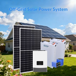 Kit de Paneles Solares Monocristalinos de 30kWh para Uso Doméstico, Sistema de Control Inverso Integrado, Energía Fotovoltaica de 220V, SN-SCI48V6KW M - Product Image 3