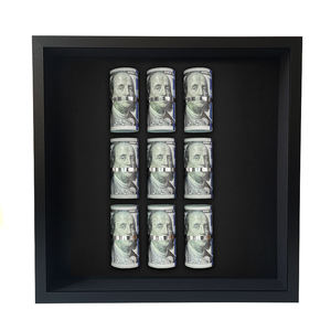 Exhibidor de Billetes de Banco Estadounidenses de Lujo para el <span class=keywords><strong>Mercado</strong></span> Europeo, 5/6.5 cm de Profundidad, 28*31 cm, Decoración, Marco de Caja de Sombra Motivacional - Product Image 2