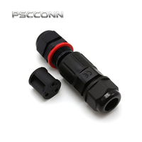 Connecteur d'alimentation circulaire étanche IP68 PSCCONN GW20 M20 à 2 broches, prise à bornes à vis 16A 400V pour câbles extérieurs haute puissance