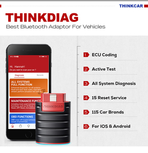 <span class=keywords><strong>Launch</strong></span> Thinkcar <span class=keywords><strong>Thinkdiag</strong></span>, Escáner OBD2 para Todos los Sistemas, Herramienta de Diagnóstico Completo para Automóviles - Product Image 2