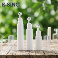 Flacons de crème pour les yeux en plastique PP sous vide scellés de 5 ml, 10 ml, 15 ml, emballage OEM, distribution facile des liquides ST21-1