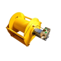 Treuil hydraulique en acier de 2, 3 et 4 tonnes avec câble en acier de 60 m de hauteur de levage pour utilisation avec grue de levage