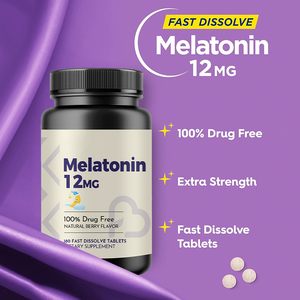 Bán buôn 10mg Melatonin thuốc ngủ bổ sung nhắm mục tiêu cho thanh thiếu niên trong thể thao dinh dưỡng thể loại - Product Image 2