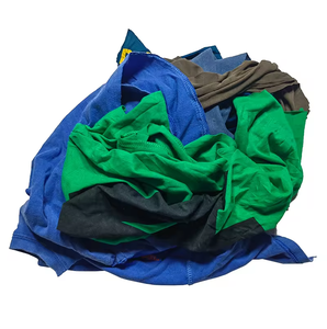 تي شيرت قطني مختلط بالة من Youyi <span class=keywords><strong>Rags</strong></span> 25kgs رخيص اللون الداكن - Product Image 5