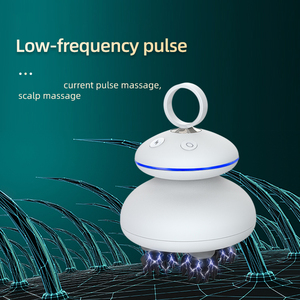 Masajeador de cabeza con vibración de pulso y curado con base de carga, masajeador de cabeza de dedo para aliviar el <span class=keywords><strong>cuero</strong></span> <span class=keywords><strong>cabelludo</strong></span> - Product Image 6