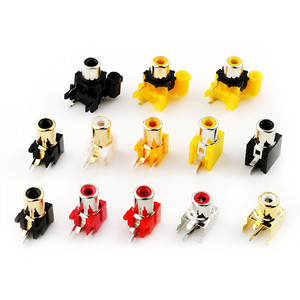 RCA cùng một lõi sen ghế 1, 2, 3, 4, 5, 6 lỗ 3-vị trí niken mạ Vàng 4-vị trí âm thanh và video Giao diện AV ổ cắm - Product Image 1