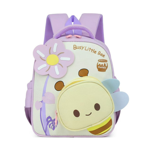 205 Cartoon Dinosaur Lightweight School Backpack for Kindergarten Middle Class Small Size Oxford Cloth Casual Children's