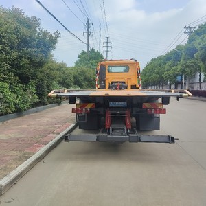 New Howo 4x2 Diesel Manual 10 Ton <b>Flatbed</b> Wrecker Tow Recovery <b>Truck</b> - Product Image 3