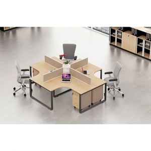 Sinonis แผ่นไม้เคลื่อนย้ายได้สำหรับคน2/4ทันสมัยแผ่นไม้เอ็มดีเอฟแบบปรับขยายได้ทนทานสำหรับใช้ในบ้านโรงเรียนโรงพยาบาลสำนักงาน - Product Image 4