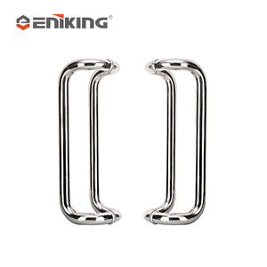 Poignée de porte en verre trempé Eniking OEM/ODM en acier inoxydable, design moderne, ambidextre, pour maison, bureau, hôtel, 8-12 mm, facile à installer - Product Image 2