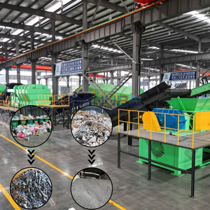 Machinerie de traitement des déchets, ligne de tri des déchets solides urbains, machine à fabriquer des briques en plastique, usines de recyclage et de séparation des déchets - Product Image 1