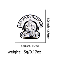 Broche émaillée Yoga avec citations humoristiques, épingles de revers, badges pour sacs à dos, accessoires vestimentaires, bijoux amusants, cadeaux pour amis