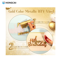 Rouleaux de film de transfert thermique thermocollants flexibles étanches en vinyle métallique de couleur vente en gros