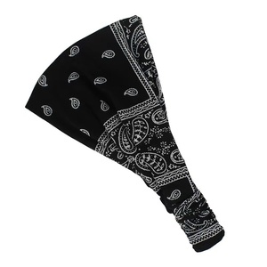 Fascia per <span class=keywords><strong>Capelli</strong></span> <span class=keywords><strong>Bandana</strong></span> da Donna, Elastica con Stampa alla Moda, Fascia Regolabile per Ragazze - Product Image 5