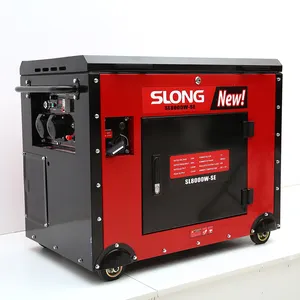 Slong 17kw gasoline generator SL20000W-SE 2 cylinder gasoline generator rated 17kw max 19kw silent generator