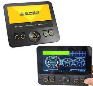 Panel de control de pantalla de visualización industrial de 5 pulgadas Protocolo CAN Keil C Idioma para equipos pesados Grúas Automatización Hecho de plástico - Product Image 2