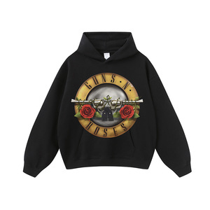 <span class=keywords><strong>Sweat</strong></span>-shirt en coton oversize à col rond, imprimé direct, style <span class=keywords><strong>vintage</strong></span> euro-américain, effet vieilli, unisexe, hip-hop - Product Image 4