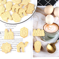 Besafe DIY 3D Ramadan Eid Mubarak tampon à biscuits musulman islamique presse à biscuits tampon Fondant moule emporte-pièces ensemble