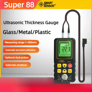 Jauge d'épaisseur ultrasonique intelligente AR850+ AR860, testeur numérique non destructif pour plaques d'acier, tuyaux métalliques et parois - Product Image 2