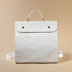 Unisex Chất Lượng Cao Có Thể Gập Lại Ba Lô Công Suất Lớn Thư Giản Dị In Logo Dây Kéo Đóng Cửa Polyester Lót Thiết Kế Thời Trang - Product Image 3