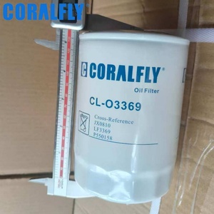 กรองน้ำมันเครื่องดีเซลสำหรับรถบรรทุกหนัก OEM ขายส่ง LF3369 JX0810 P550934 B202 W7058M T7312 กรองน้ำมันหล่อลื่น - Product Image 3