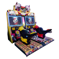 Simulateur de course de moto, machine d'arcade, écran LCD 42 pouces, fonctionnement à monnayeur, garantie 1 an, puissance 300W