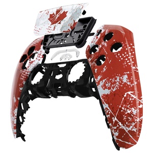เคสสำหรับคอนโทรลเลอร์ PS5 - แผ่นปิดหน้าแบบมันเงา ลายธงชาติแคนาดา งานศิลปะส่วนตัว  อะไหล่ทดแทนที่ไม่เหมือนใคร - Product Image 2